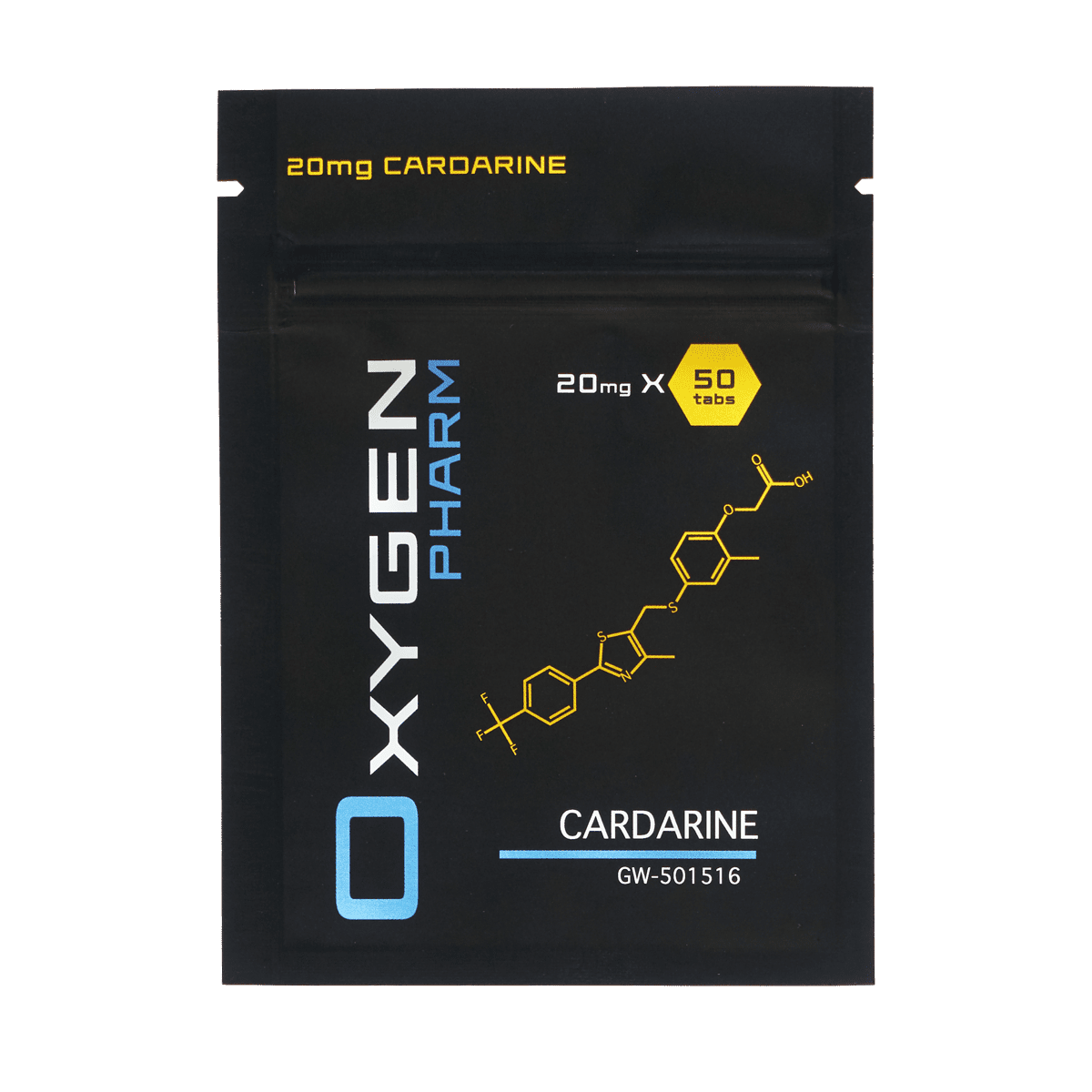 CARDARINE (GW-501516) - 20mg 50 Tabs - OxygenPharm